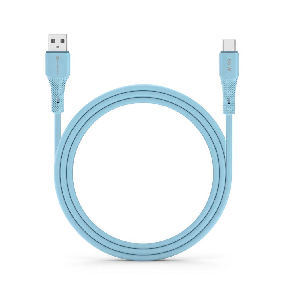 Kabel USB Forcell F-Energy Typ-C QC4.0 3A 66W Silicone 1m niebieski HUAWEI Mate 20 Lite / 3