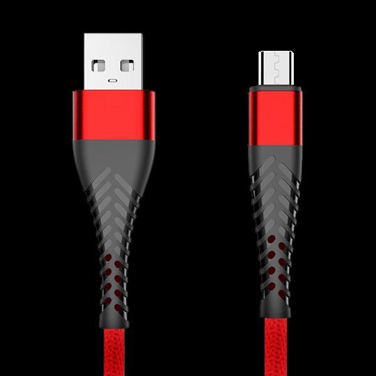 Kabel USB extreme Spider 3A 1,5m MicroUSB czerwony LG X Venture