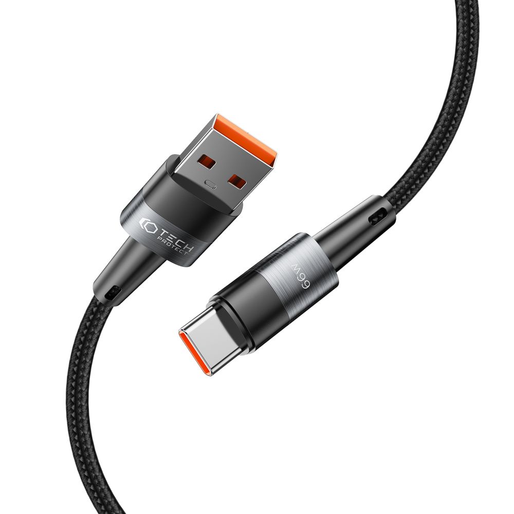 Kabel USB Tech-Protect Ultraboost Typ-C 66W 6A 3m szary Xiaomi Poco F4 GT / 2