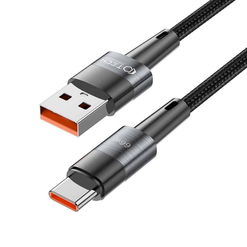 Kabel USB Tech-Protect Ultraboost Typ-C 66W 6A 3m szary Oppo Reno 5Z 5G / 5