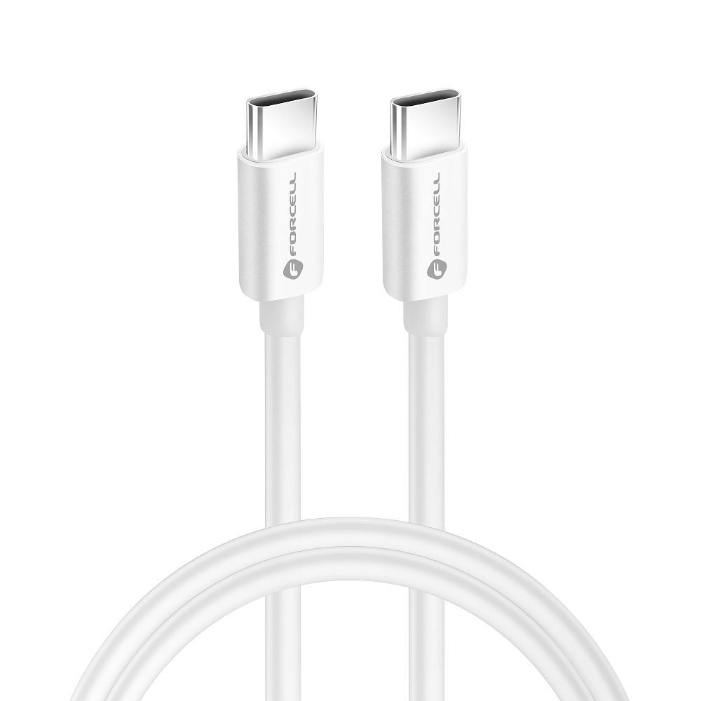 Kabel USB USB-C do USB-C Forcell F-Energy QC4.0 PD 3A 60W 2 m C338 biały HUAWEI Mate 20 Lite Kabel USB USB-C do USB-C Forcell F-Energy QC4.0 PD 3A 60W 2 m C338 biały HUAWEI Mate 20 Lite