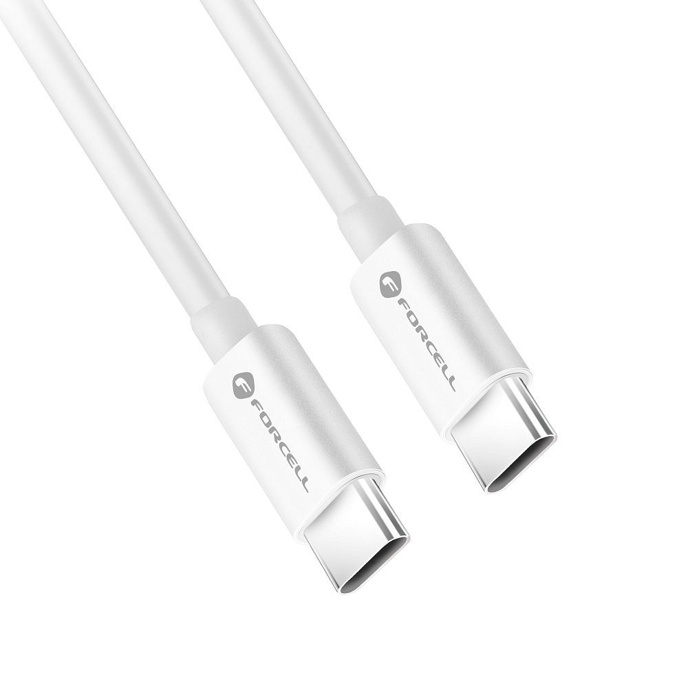 Kabel USB USB-C do USB-C Forcell F-Energy QC4.0 PD 3A 60W 2 m C338 biały HUAWEI Mate 20 Lite / 3 Kabel USB USB-C do USB-C Forcell F-Energy QC4.0 PD 3A 60W 2 m C338 biały HUAWEI Mate 20 Lite / 3