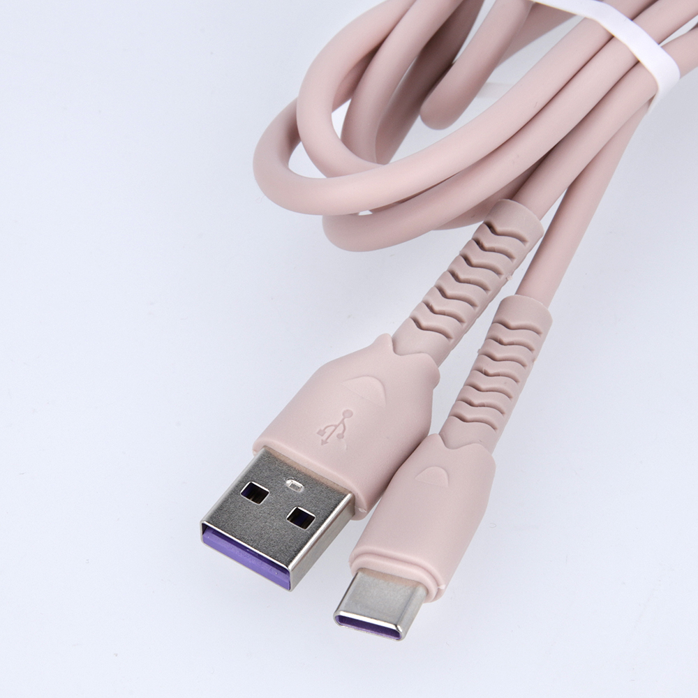 Kabel USB 1m 3A USB - Typ-C różowy SAMSUNG Galaxy A04s / 5 Kabel USB 1m 3A USB - Typ-C różowy SAMSUNG Galaxy A04s / 5