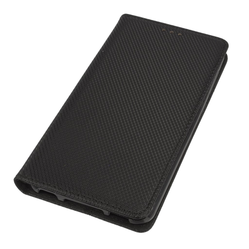 Pokrowiec etui z klapk Magnet Book czarne Lenovo Moto E4 Plus