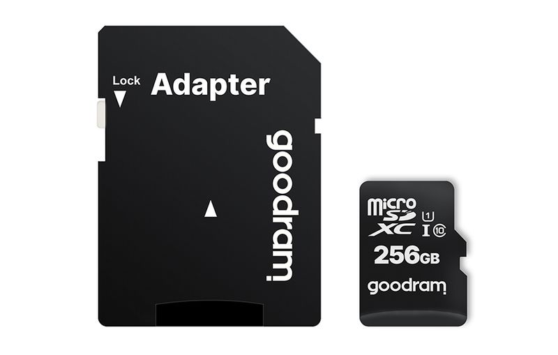 Karta pamici MicroSD 256GB Goodram class 10 MOTOROLA Moto G04 / 3