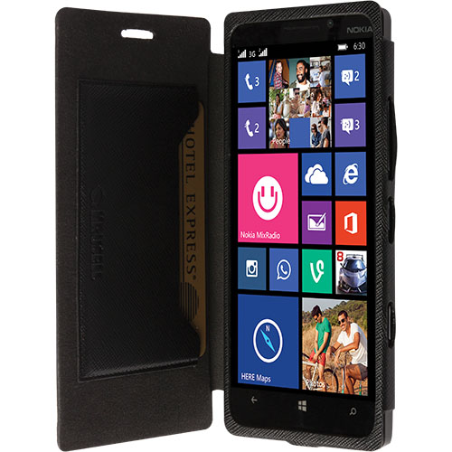 Pokrowiec etui KRUSELL FlipCover Malmo Black NOKIA Lumia 930 / 3
