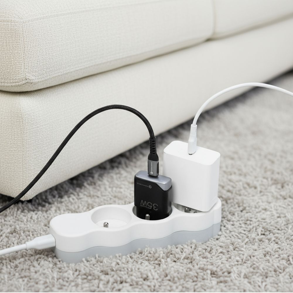 Ładowarka sieciowa Forcell F-Energy Ultra Slim GaN III USB C PD QC4.0 3A 35W B135101-E czarna SAMSUNG Galaxy A04s / 4 Ładowarka sieciowa Forcell F-Energy Ultra Slim GaN III USB C PD QC4.0 3A 35W B135101-E czarna SAMSUNG Galaxy A04s / 4