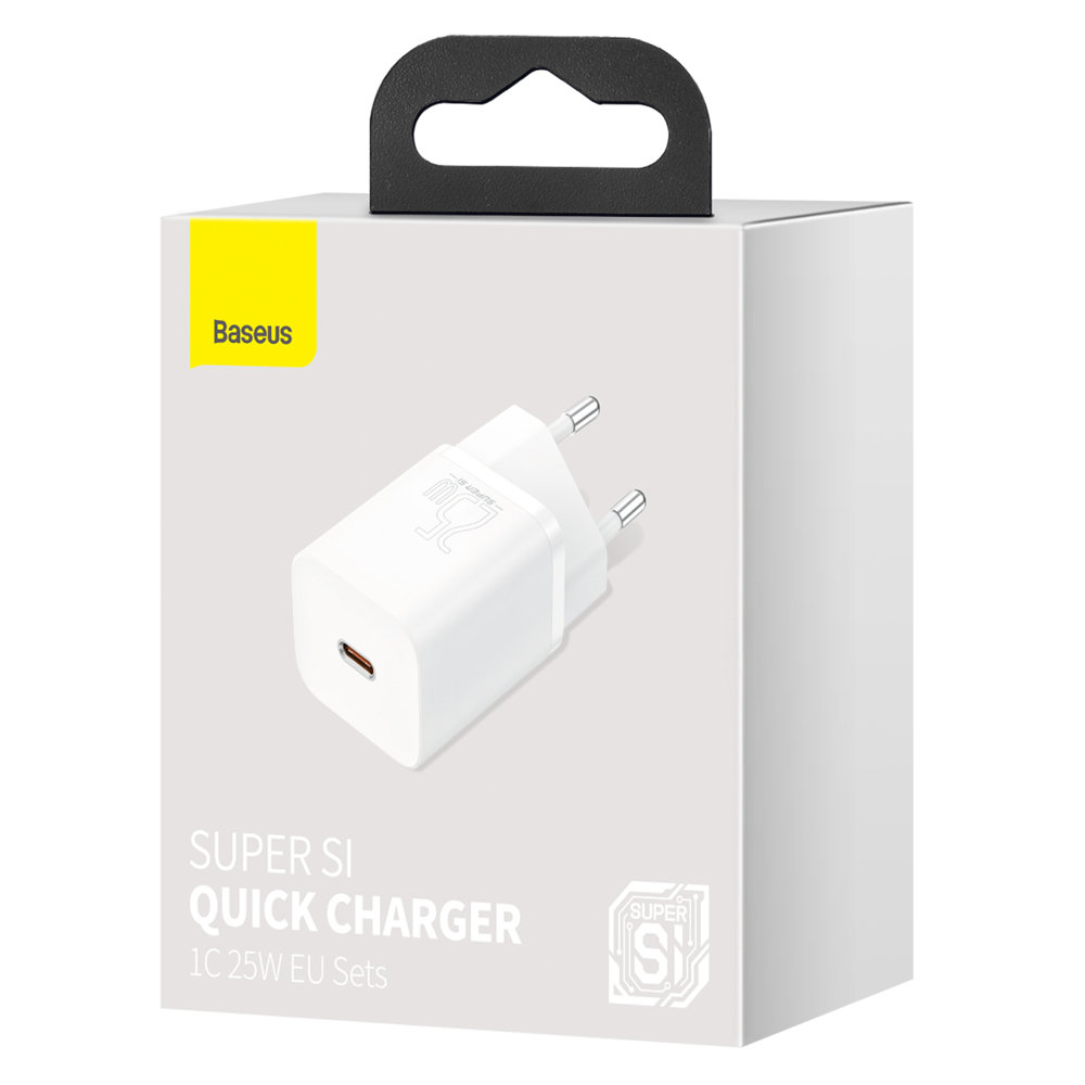adowarka sieciowa Baseus Super Si 1C USB-C 25W Quick Charge biaa SAMSUNG Galaxy S9 / 4
