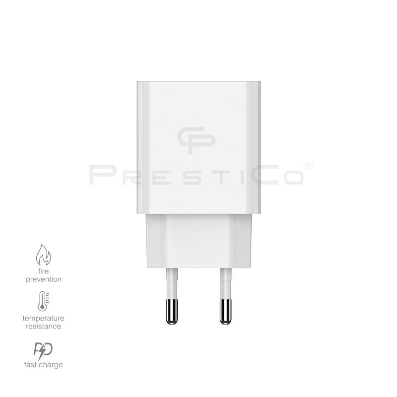 adowarka sieciowa PRESTICO​ F6S​ USB Lighting biaa / 2