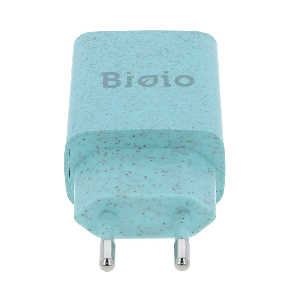 adowarka sieciowa Bioio Biodegradowalna 1xUSB 2,4A kostka niebieska MOTOROLA Moto E7 Plus / 2