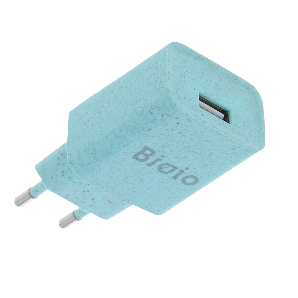 adowarka sieciowa Bioio Biodegradowalna 1xUSB 2,4A kostka niebieska APPLE iPhone SE 2020 / 3