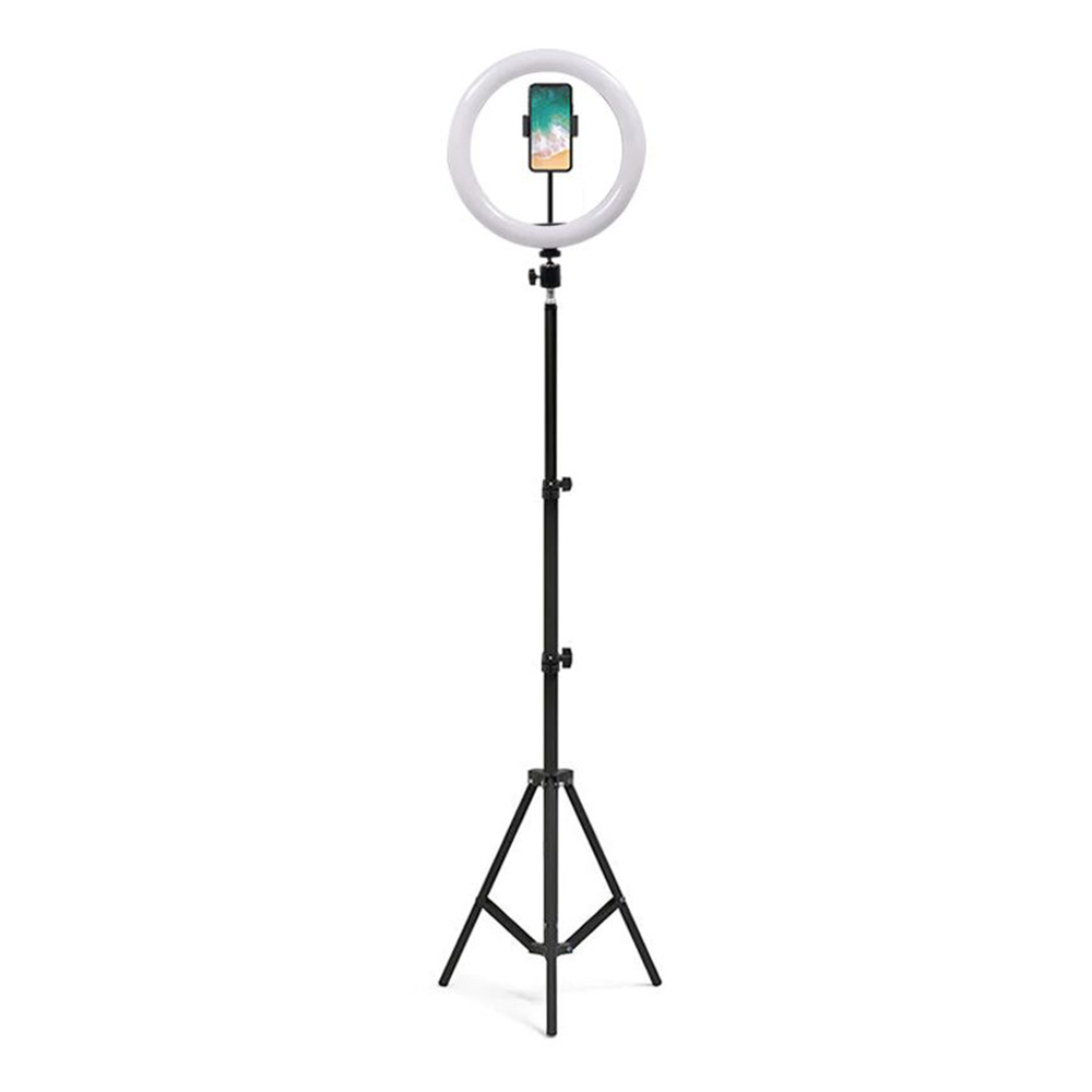 Statyw wysignik selfie tripod 1,6m z lamp piercieniow 26cm czarny Vivo Y72 5G