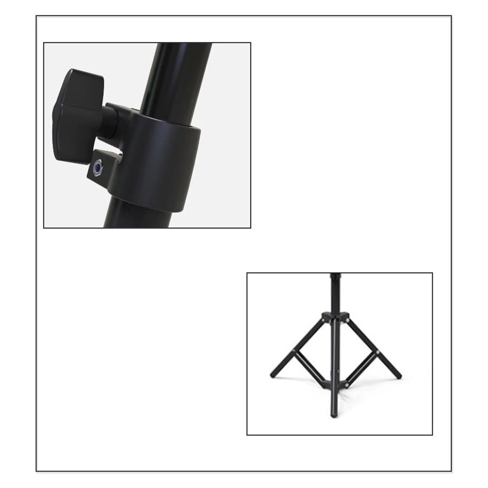 Statyw wysignik selfie tripod 1,6m z lamp piercieniow 26cm czarny ASUS Zenfone Max Plus M1 / 3