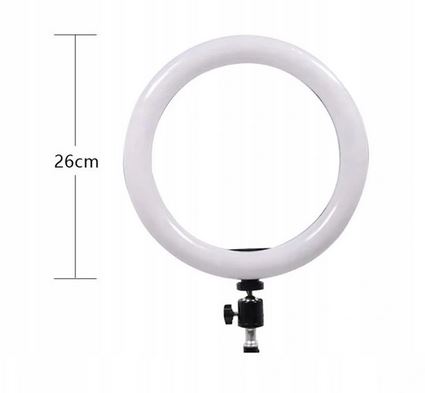 Statyw wysignik selfie tripod 1,6m z lamp piercieniow 26cm czarny Xiaomi 12T Pro / 7