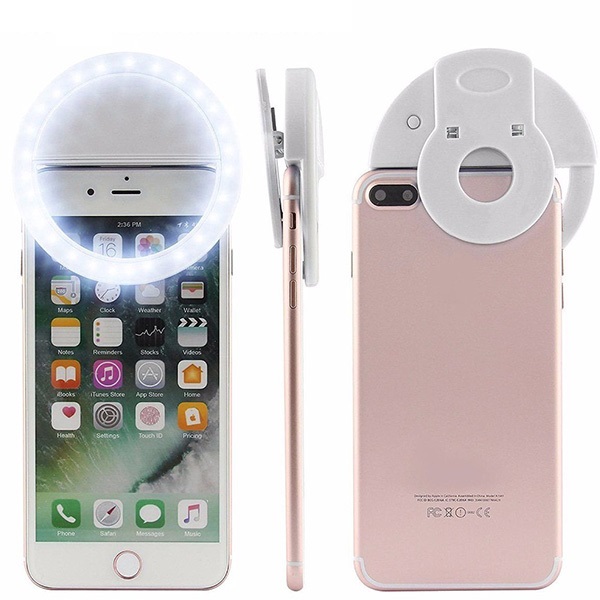 Statyw wysignik selfie Lampka piercieniowa LED biaa Xiaomi Mi A1 / 2