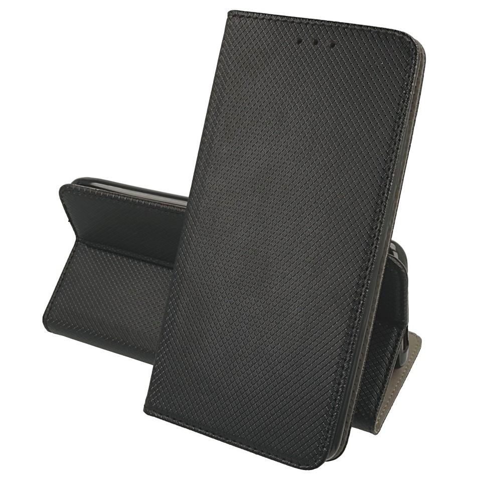 Pokrowiec etui z klapk Magnet Book czarne LG K40s