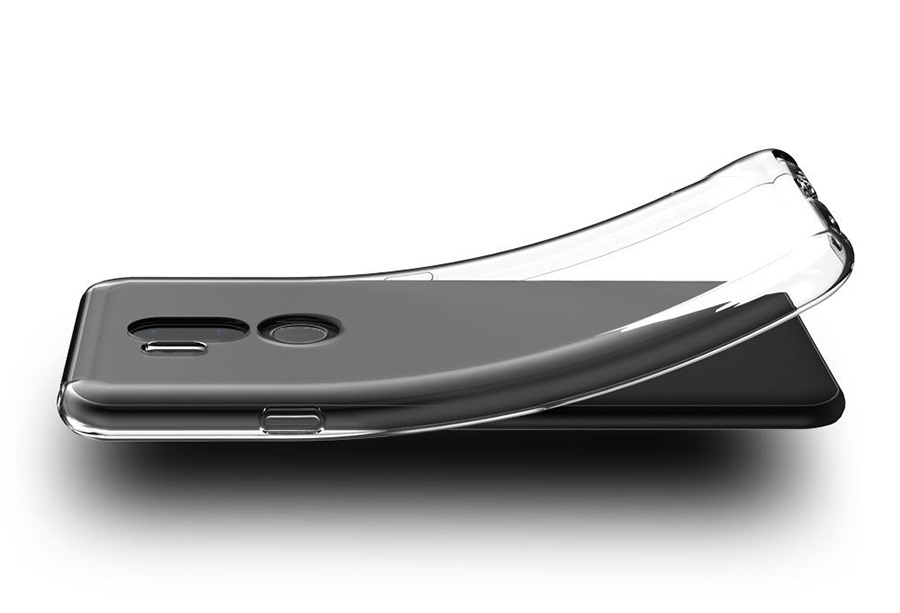 Pokrowiec silikonowe etui Back Case przeroczyste LG G7 ThinQ / 3