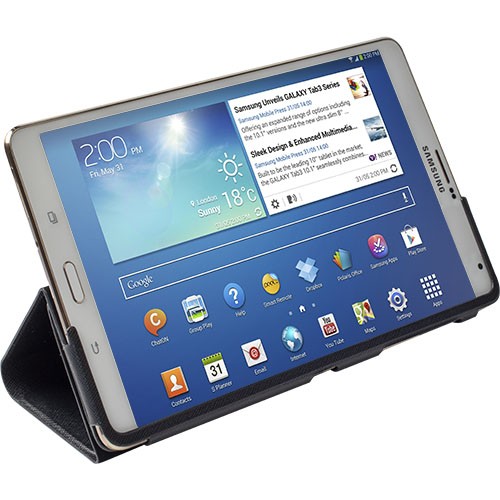 Pokrowiec etui Krusell FlipCover Malmo czarne SAMSUNG Galaxy Tab S 8.4 / 2