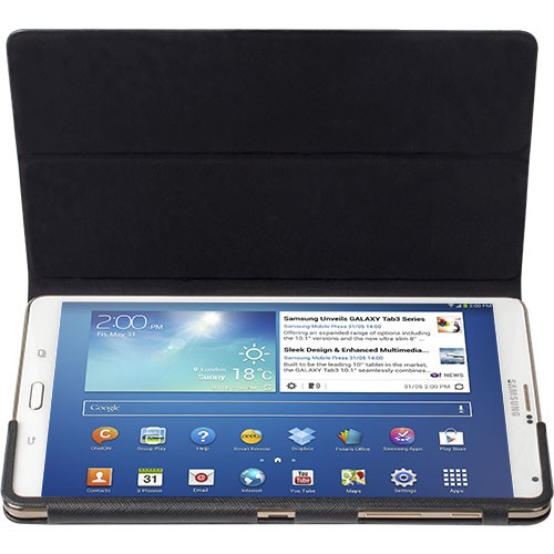 Pokrowiec etui Krusell FlipCover Malmo czarne SAMSUNG Galaxy Tab S 8.4 / 3