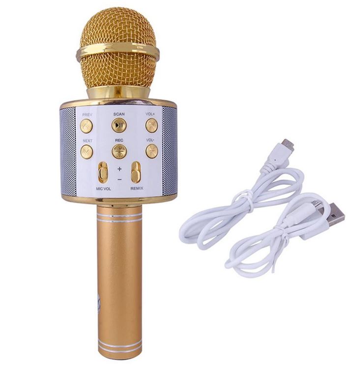 Mikrofon z gonikiem Maxlife MX-300 zoty / 7