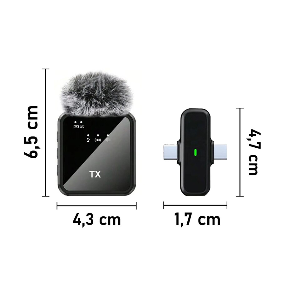 Mikrofon z włosiem F15 2in1 Dual czarny Xiaomi Poco X4 GT / 2 Mikrofon z włosiem F15 2in1 Dual czarny Xiaomi Poco X4 GT / 2