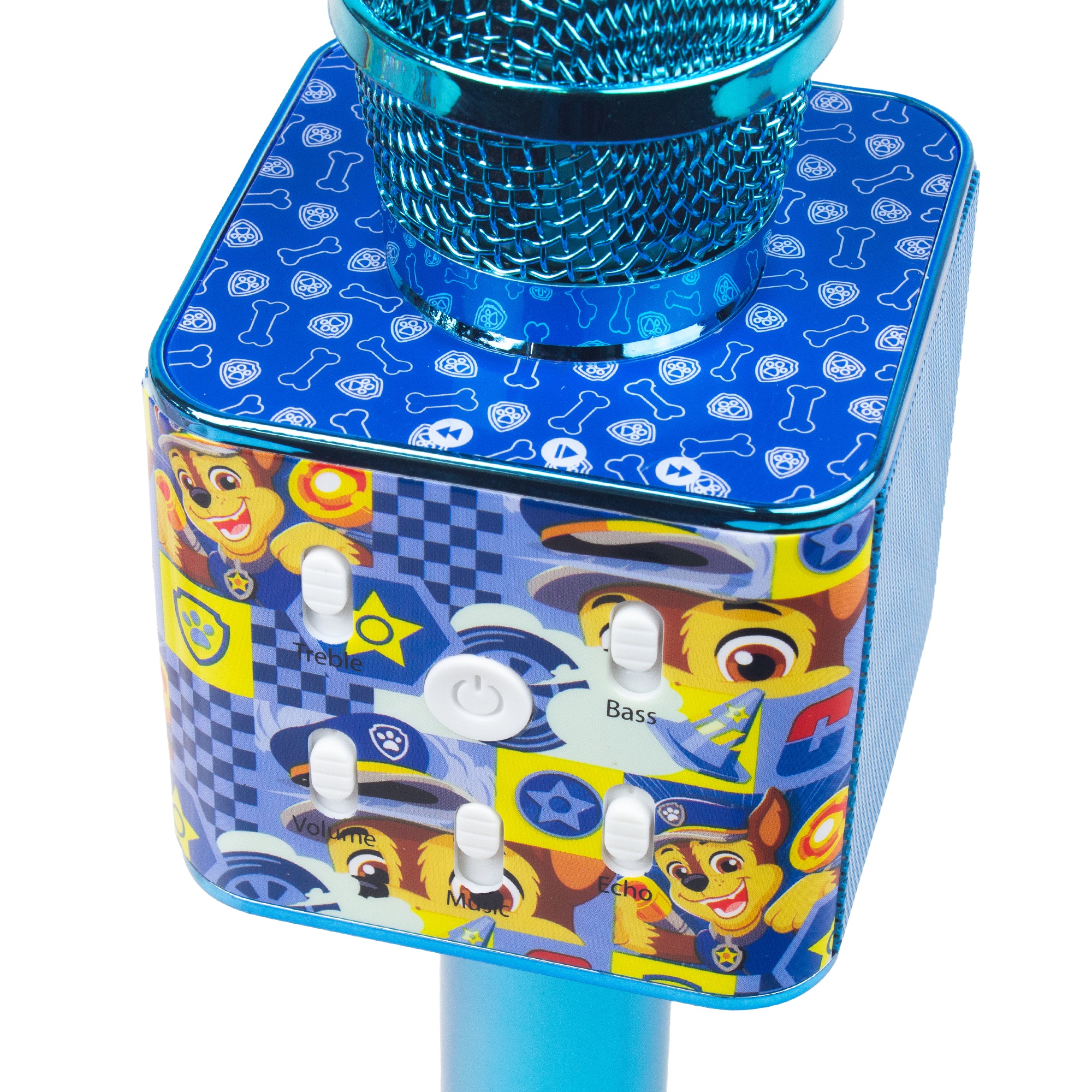 Mikrofon z gonikiem Psi Patrol niebieski MOTOROLA Edge 50 Fusion / 3