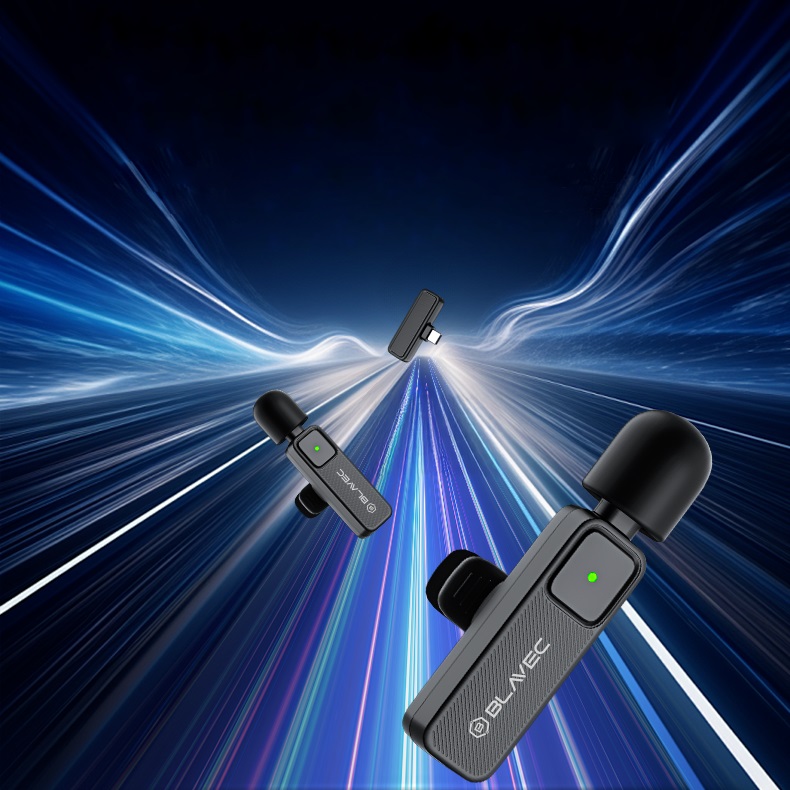 Mikrofon Blavec Bezprzewodowy Krawatowy x 2 MK-01 ClipGo Typ-C czarny HUAWEI Mate 9 Porsche Design / 4