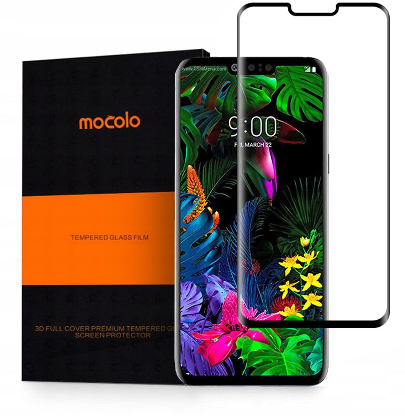 Szko hartowane na ekran MOCOLO TG+3D czarne LG G8 ThinQ