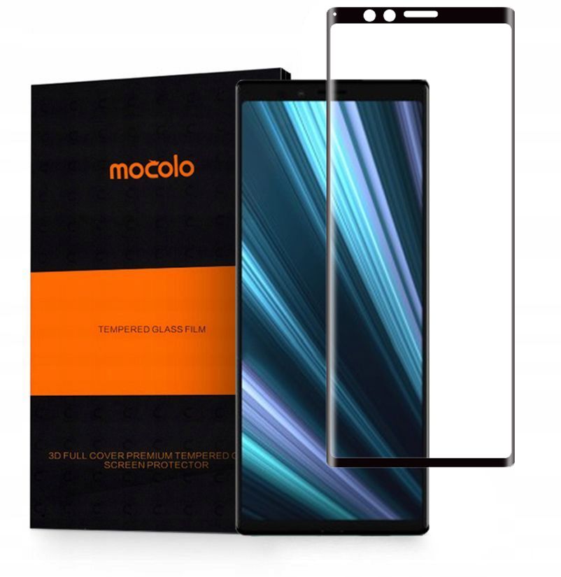 Szko hartowane na ekran MOCOLO TG+3D czarne SONY Xperia 1