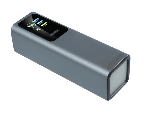 Power bank MOONX MP07 PD 165W 2xUSB-C 1xUSB QC3.0 22.5W 30000mAh srebrny SAMSUNG Galaxy S10e / 5