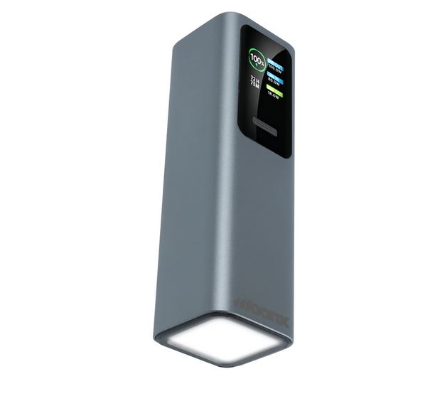 Power bank MOONX MP07 PD 165W 2xUSB-C 1xUSB QC3.0 22.5W 30000mAh srebrny SAMSUNG Galaxy S10e / 4