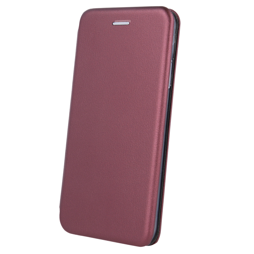 Pokrowiec etui z klapk Portfelowe Smart Diva burgundowe MOTOROLA Moto G23