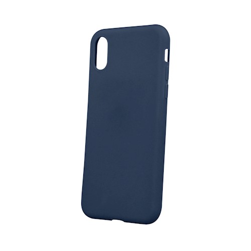 Pokrowiec Nakadka z matowego silikonu Back Case Matt granatowa MOTOROLA Moto G31