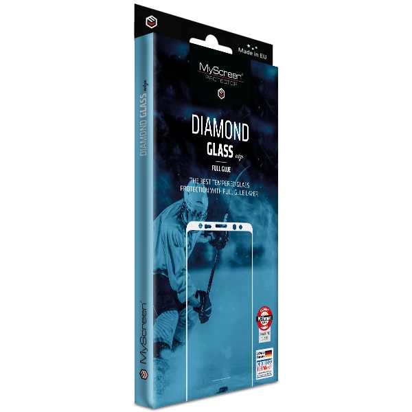 Szko hartowane MyScreen Diamond Edge Full Glue czarne Honor 10X Lite