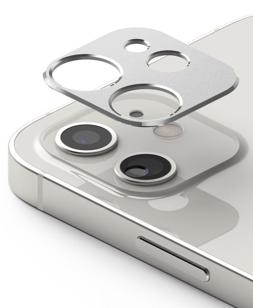 Szko hartowane na aparat Ringke Camera Styling srebrne APPLE iPhone 12 Mini