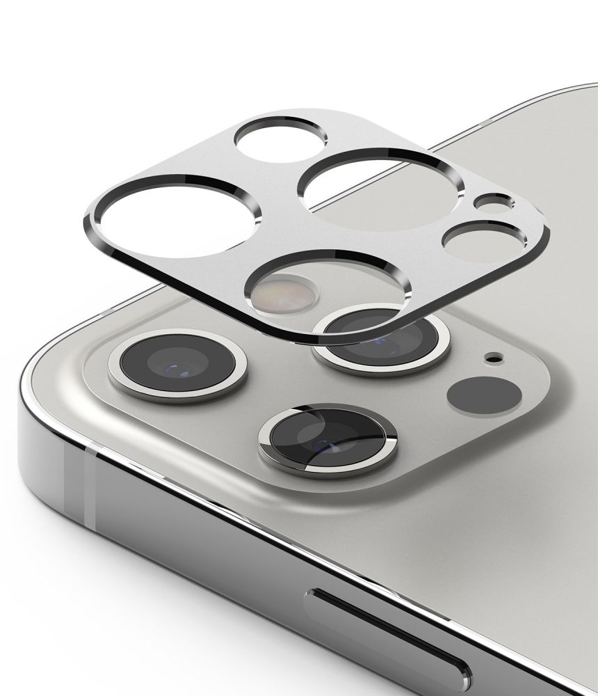 Szko hartowane na aparat Ringke Camera Styling srebrne APPLE iPhone 12 Pro