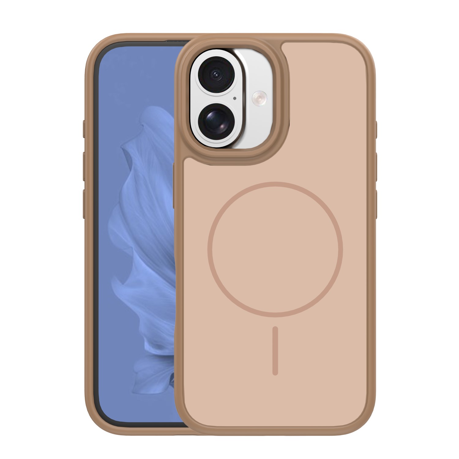 Pokrowiec Nak�adka Frame Thin Mag br�zowe APPLE iPhone 17