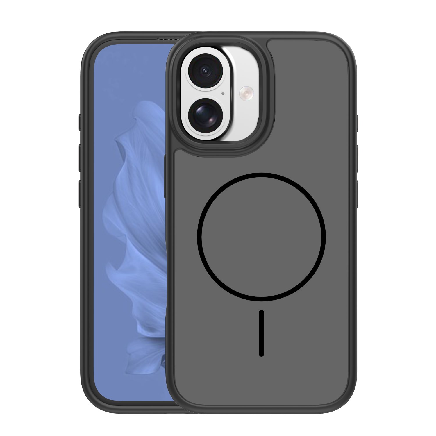 Pokrowiec Nak�adka Frame Thin Mag czarne APPLE iPhone 16