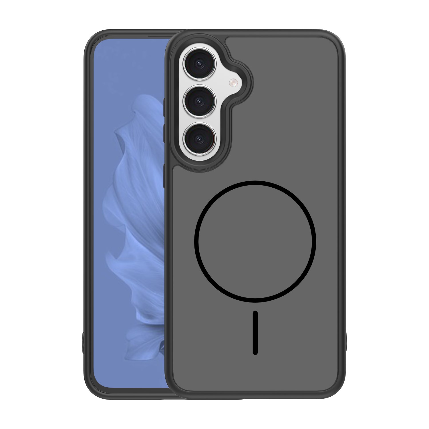 Pokrowiec Nak�adka Frame Thin Mag czarne SAMSUNG Galaxy S25 FE