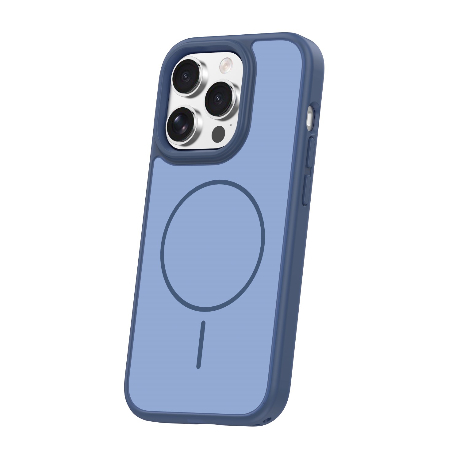 Pokrowiec Nak�adka Frame Thin Mag niebieskie APPLE iPhone 15 Pro / 2