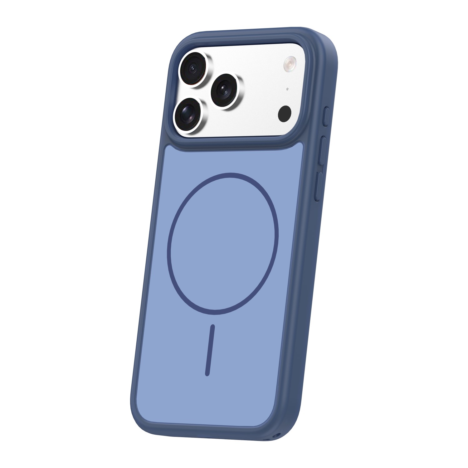 Pokrowiec Nak�adka Frame Thin Mag niebieskie APPLE iPhone 17 Pro / 2