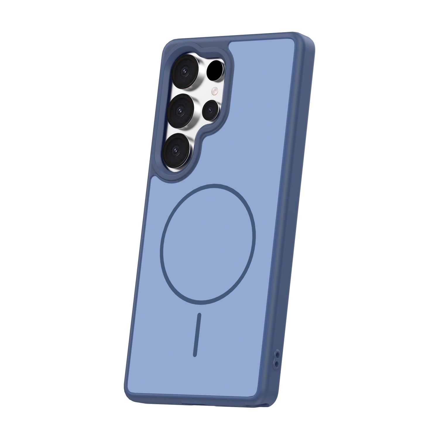 Pokrowiec Nak�adka Frame Thin Mag niebieskie SAMSUNG Galaxy S25 Ultra / 2