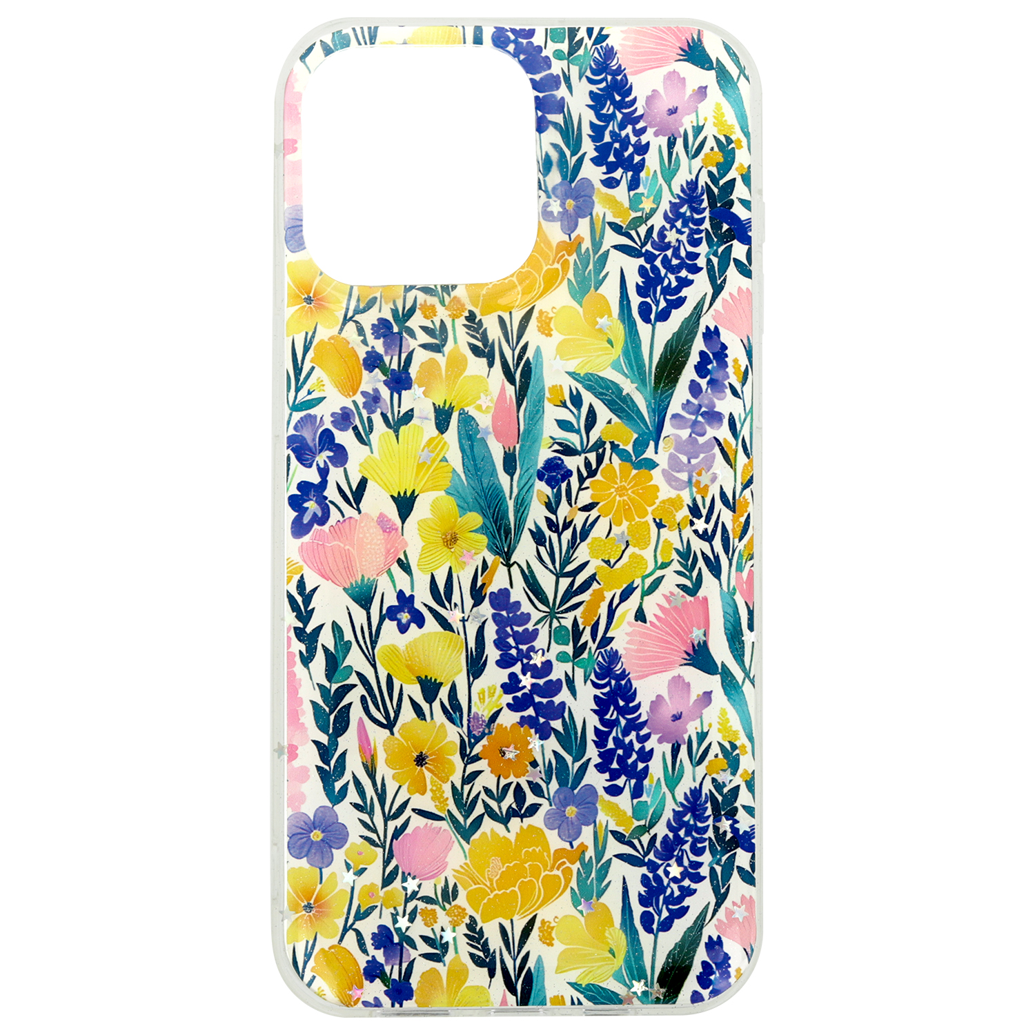 Pokrowiec Nak�adka TPU Glow Glam z kolorowym motywem kwiatowym APPLE iPhone 17