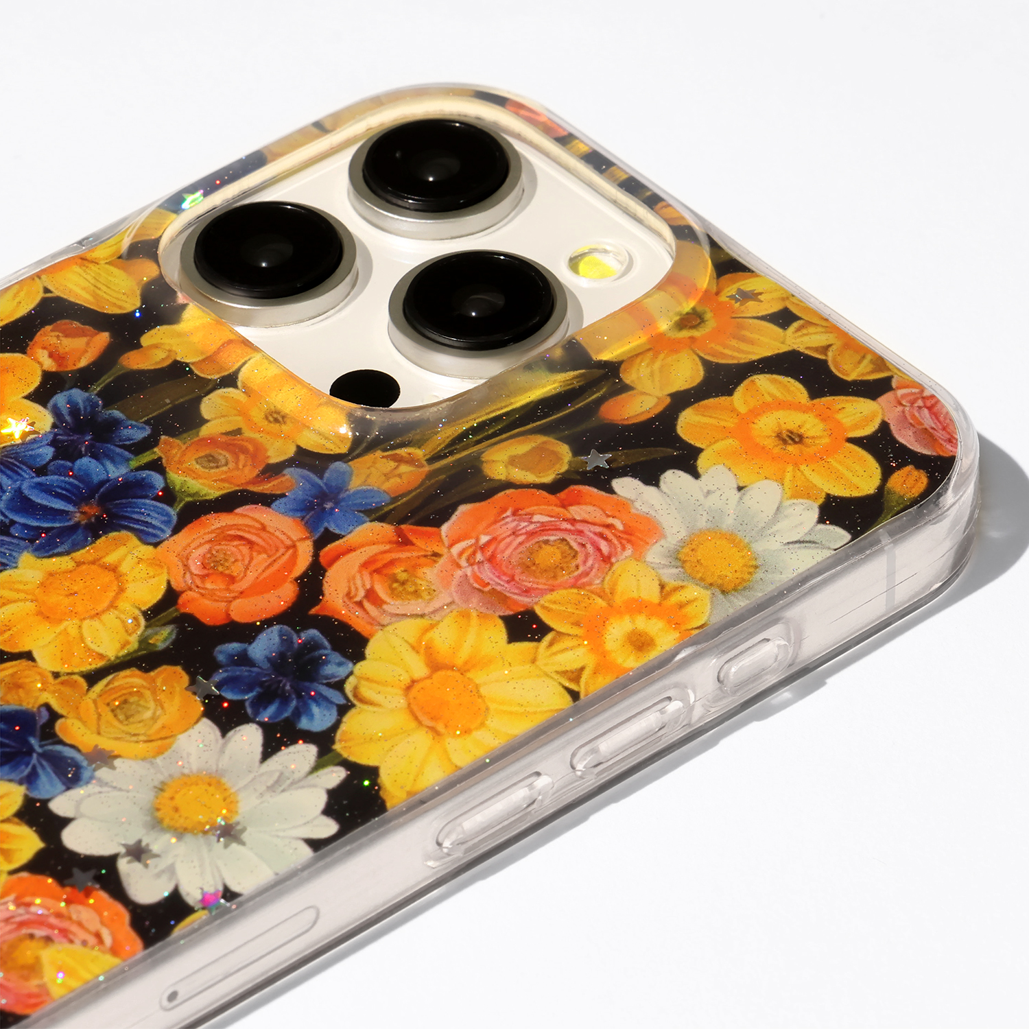 Pokrowiec Nak�adka Glow Glam pomara�czowe APPLE iPhone 15 Pro / 2