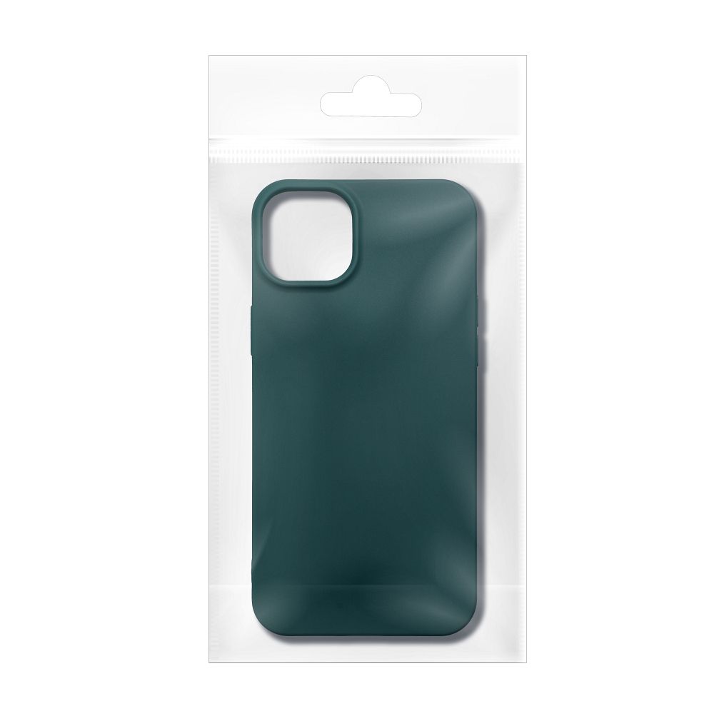 Pokrowiec Nakadka z matowego silikonu Back Case Matt ciemnozielone APPLE iPhone 12 / 10