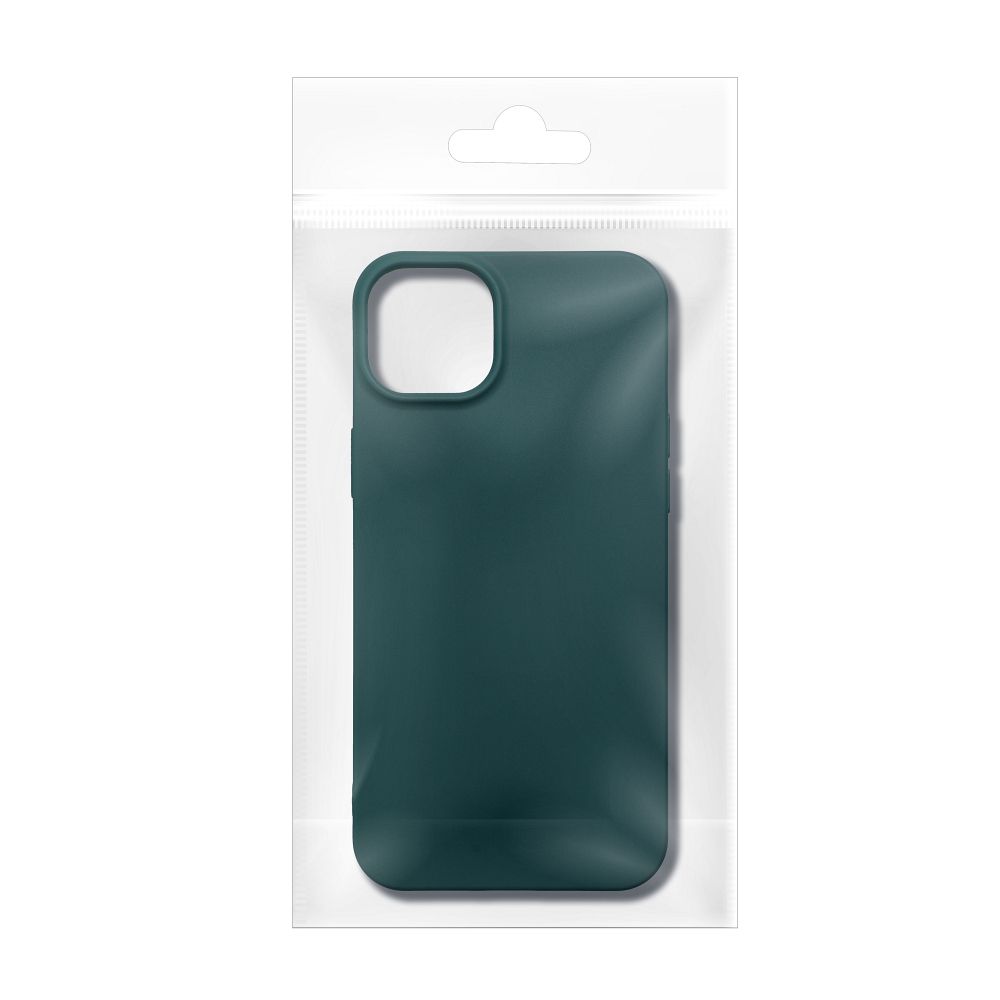 Pokrowiec Nakadka z matowego silikonu Back Case Matt ciemnozielone APPLE iPhone 16 Pro / 10