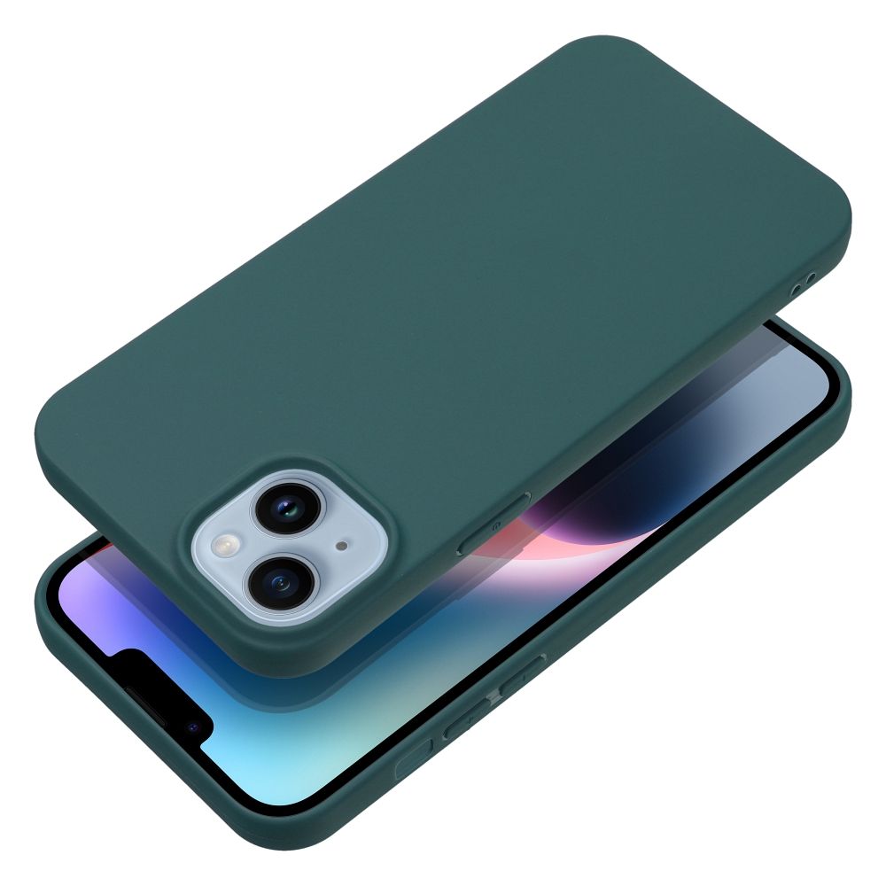 Pokrowiec Nakadka z matowego silikonu Back Case Matt ciemnozielone APPLE iPhone SE 2020 / 2