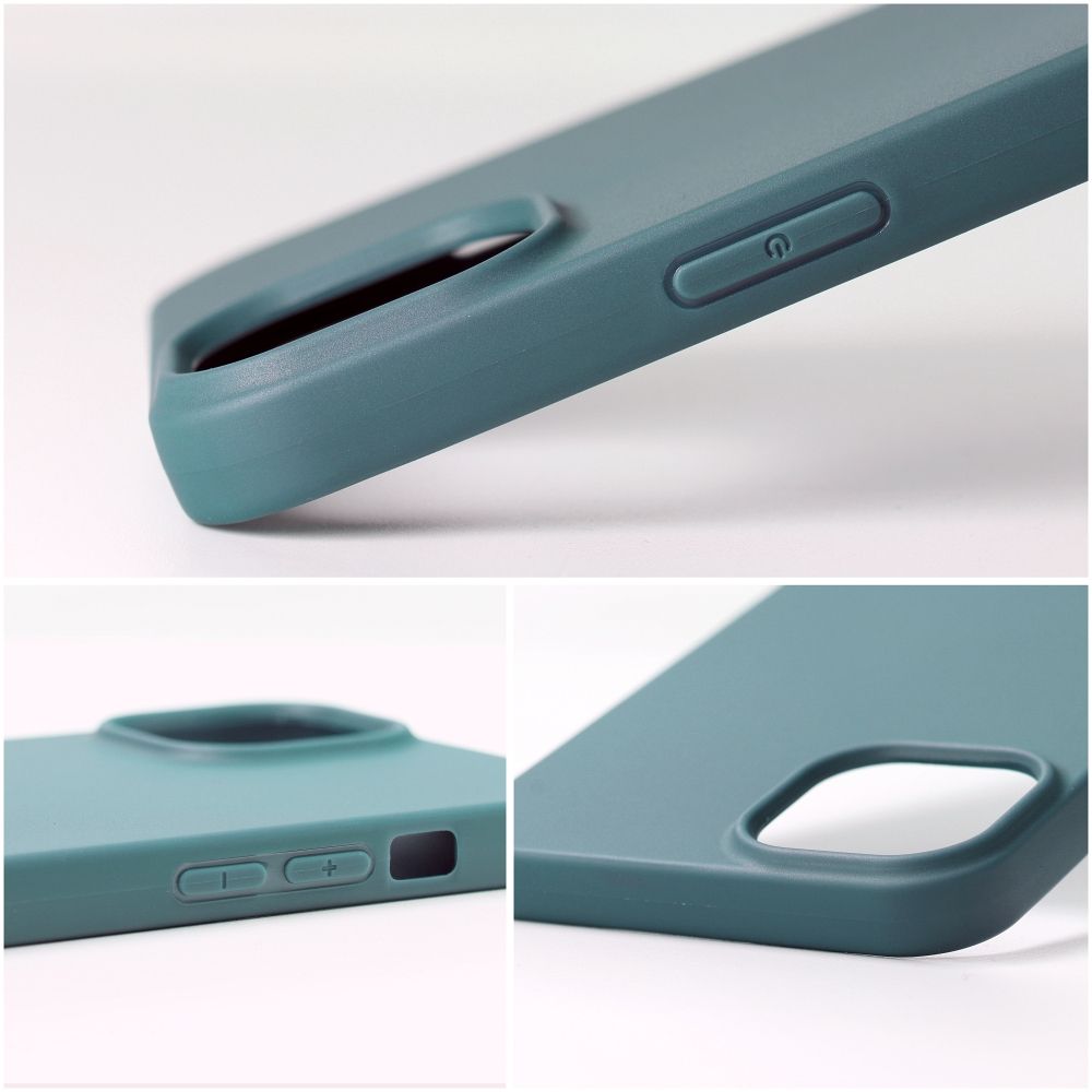 Pokrowiec Nakadka z matowego silikonu Back Case Matt ciemnozielone APPLE iPhone SE 2022 / 8
