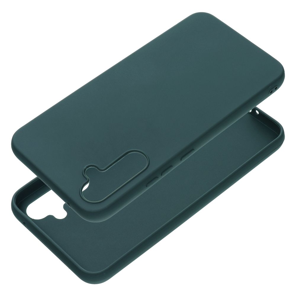 Pokrowiec Nakadka z matowego silikonu Back Case Matt ciemnozielone SAMSUNG Galaxy A34 5G / 3