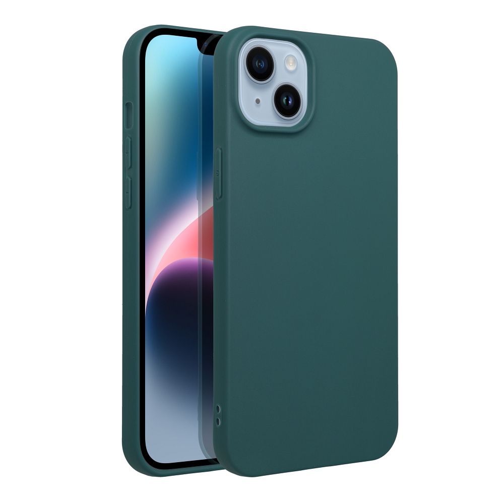 Pokrowiec Nakadka z matowego silikonu Back Case Matt ciemnozielone Xiaomi Poco C65 / 3